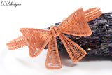 Wirework bow bracelet