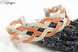 Intertwining Wire Kumihimo Bracelet ⎮ For him, her, everyday, fancy dress