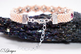 Sparkly macrame bracelet