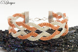 Intertwining Wire Kumihimo Bracelet ⎮ For him, her, everyday, fancy dress