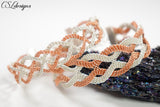 Intertwining Wire Kumihimo Bracelet ⎮ For him, her, everyday, fancy dress