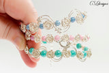 Roses fidget wirework bracelet