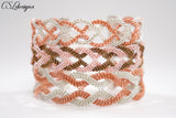 Intertwining Wire Kumihimo Bracelet ⎮ For him, her, everyday, fancy dress