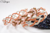 Intertwining Wire Kumihimo Bracelet ⎮ For him, her, everyday, fancy dress