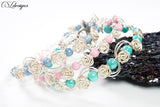 Roses fidget wirework bracelet