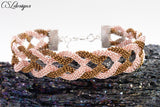 Intertwining Wire Kumihimo Bracelet ⎮ For him, her, everyday, fancy dress