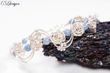 Roses fidget wirework bracelet
