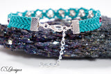 Sparkly macrame bracelet