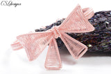 Wirework bow bracelet