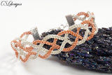 Intertwining Wire Kumihimo Bracelet ⎮ For him, her, everyday, fancy dress
