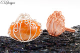 Pumpkin wirework cabochon ring