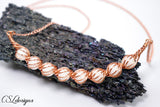 Candy Spirals wirework necklace tutorial