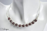 Candy Spirals wirework necklace tutorial