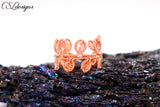 Leaves wirework ring ⎮ Copper