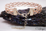 Celtic twist wirework bracelet ⎮ Copper and silver