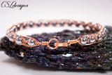 Egyptian style wirework bracelet ⎮ Copper and silver