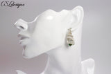 Seashell wirework earrings