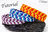 TUTORIAL BUNDLE ⎮ Chevron and beaded chevron macrame bracelets
