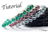 Inside beaded wirework braided bracelet tutorial