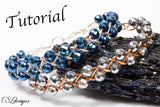 Outside beaded wirework braided bracelet tutorial