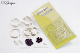 Beaded Art Deco Wirework bracelet kit