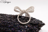 Bow wirework ring ⎮ Silver