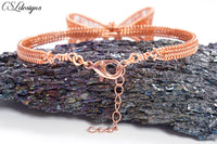 Wirework bow bracelet