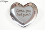 Engraved jewelry trays ⎮ Heart and oval shaped