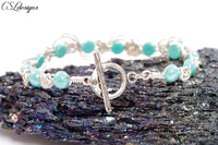 Roses fidget wirework bracelet