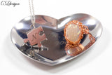 Engraved jewelry trays ⎮ Heart and oval shaped