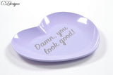 Engraved jewelry trays ⎮ Heart and oval shaped