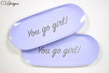 Engraved jewelry trays ⎮ Heart and oval shaped