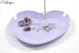 Engraved jewelry trays ⎮ Heart and oval shaped