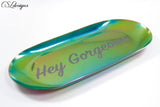 Engraved jewelry trays ⎮ Heart and oval shaped