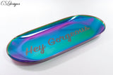 Engraved jewelry trays ⎮ Heart and oval shaped