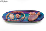 Engraved jewelry trays ⎮ Heart and oval shaped