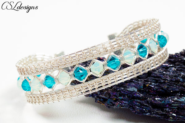 Harlequin Wirework Bracelet ⎮ For her, party, everyday, dress up.