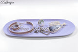Engraved jewelry trays ⎮ Heart and oval shaped