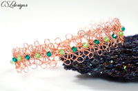 Elegant Wire Crochet Bracelet