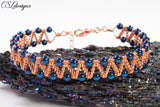Willow wirework bracelet ⎮ Negative space wire weaving ⎮ For women and men