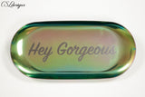 Engraved jewelry trays ⎮ Heart and oval shaped