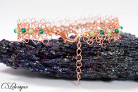 Elegant Wire Crochet Bracelet