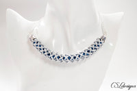 Hollow braid wire kumihimo necklace