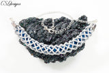 Hollow braid wire kumihimo necklace