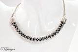 Hollow braid wire kumihimo necklace