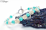 Roses fidget wirework bracelet