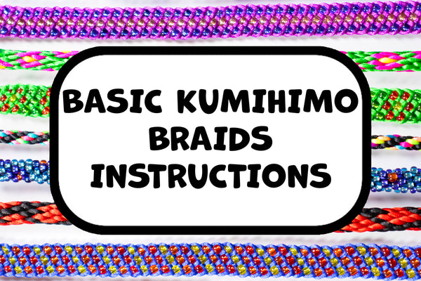 Basic kumihimo braids instructions booklet ⎮ Digital copy