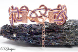 Half hitch wirework bracelet