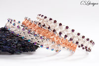 Goddess braid wirework bracelet