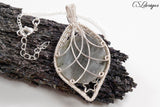 Shooting stars wirework cabochon necklace ⎮ Silver